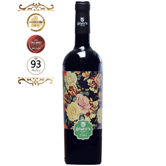 Rượu vang Tây Ban Nha Grace’s Harvest Do Toro Black Rose